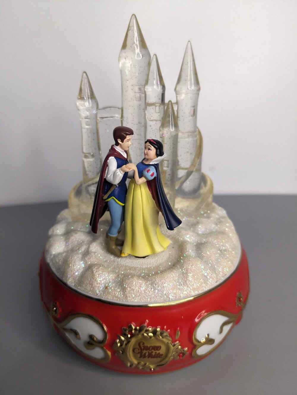Snow White Music Box Happily Ever After Ardleigh Elliott Porcelain Rare Vintage